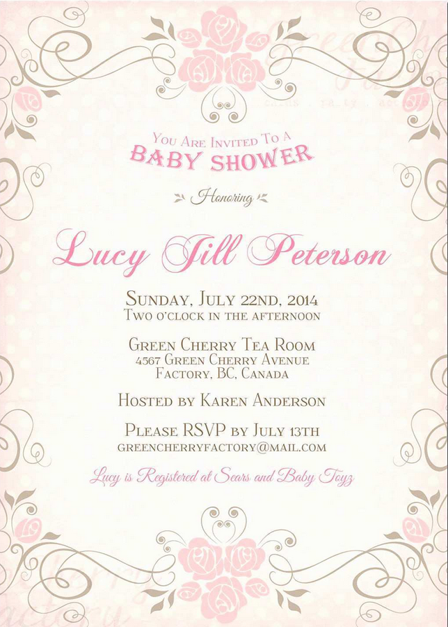 Baby Shower Book Library Themed Party Invitation Template Ba within measurements 900 X 1498