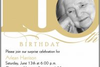 100th Birthday Party Invitation Template Template Resume inside measurements 764 X 1052