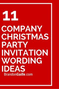 11 Company Christmas Party Invitation Wording Ideas Events in sizing 735 X 1102