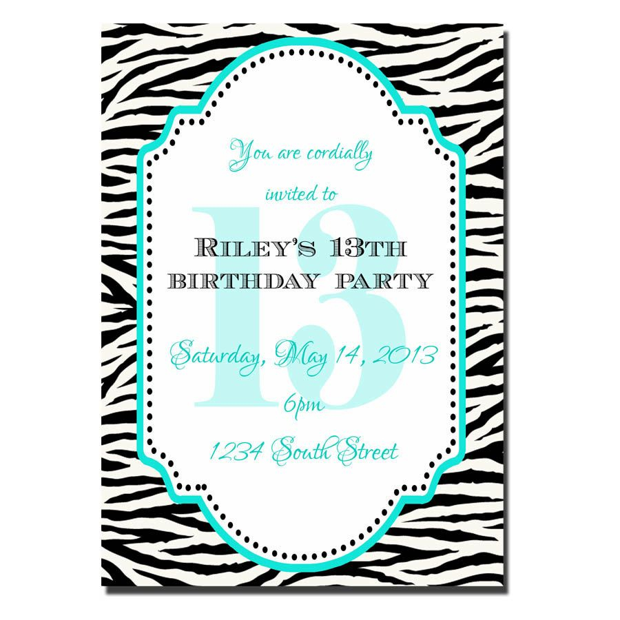 13 Year Old Birthday Party Invitations Party Ideas For Kids with sizing 900 X 900