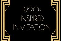 20s Years Cabaret Photos Use This 1920s Inspired Invitation within size 1800 X 2700