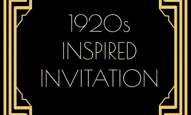 20s Years Cabaret Photos Use This 1920s Inspired Invitation within size 1800 X 2700