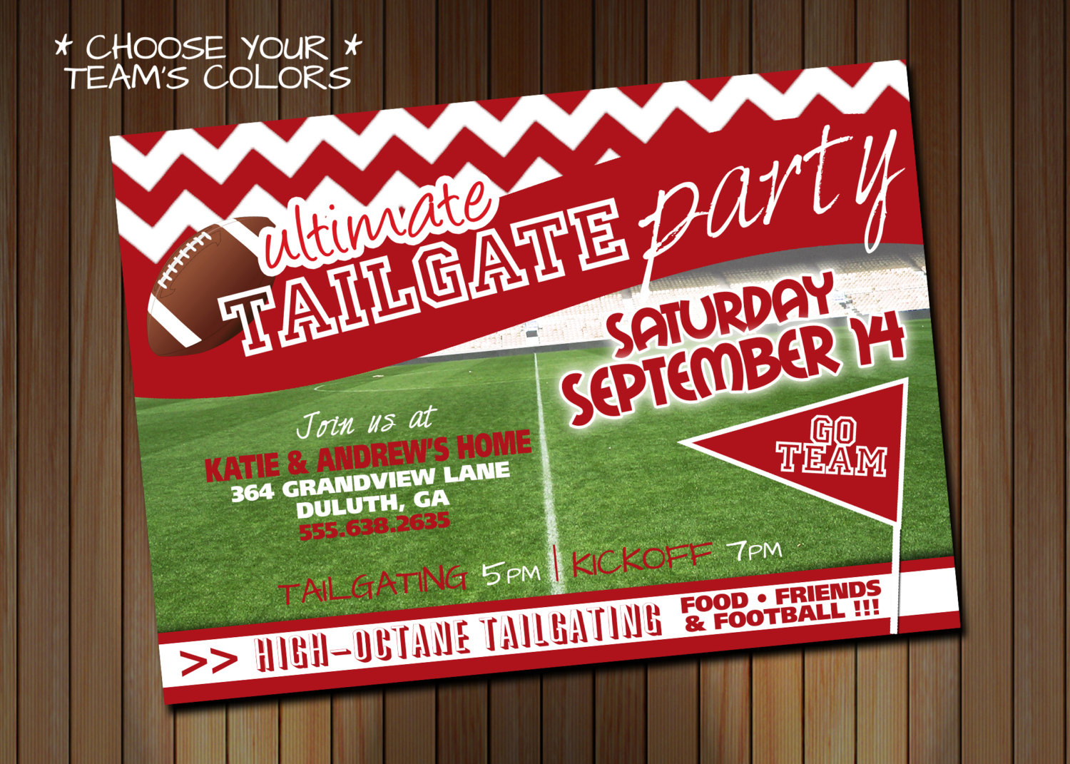 29 Images Of Football Tailgate Invitation Template Leseriail pertaining to size 1500 X 1071