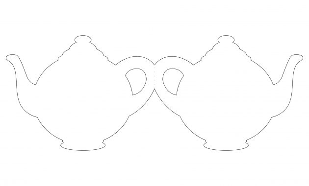 30 Awesome Teapot Template Invitations Images Templates intended for measurements 3508 X 2480