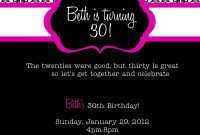 30th Birthday Invitations Printable 30 Is Coming In 2018 throughout sizing 1000 X 1400