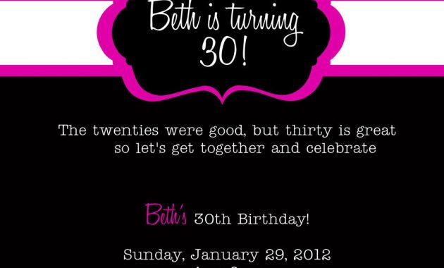 30th Birthday Invitations Printable 30 Is Coming In 2018 throughout sizing 1000 X 1400