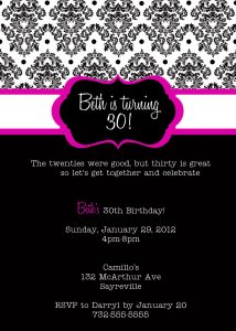 30th Birthday Invitations Printable 30 Is Coming In 2018 with regard to dimensions 1000 X 1400