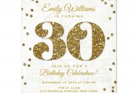 30th Birthday Invitations Templates Free Printable Birthday for measurements 2175 X 2175