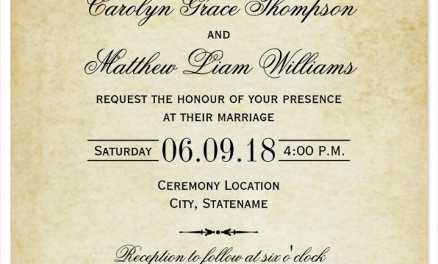 31 Elegant Wedding Invitation Templates Free Sample Example Wedding within measurements 788 X 1087