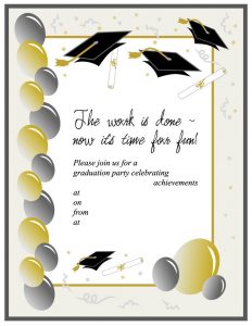 40 Free Graduation Invitation Templates Template Lab pertaining to proportions 900 X 1165