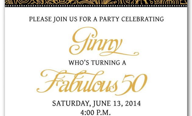 50th Birthday Invitation Templates Free Printable My Birthday In for size 1071 X 1500