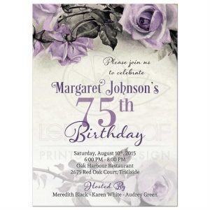 75th Birthday Invitations 75th Birthday Invitations And The Drop with size 2175 X 2175