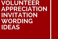 8 Volunteer Appreciation Invitation Wording Ideas School intended for measurements 735 X 1102