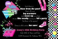 80s Party Invitation Wording Google Search Party Ideas with regard to size 1500 X 1071