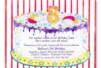 8th Birthday Party Invitations Wording Birthday Invitation For inside dimensions 1000 X 1000