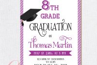 8th Grade Graduation Invitation Wording Kinderhooktap regarding sizing 1500 X 1500