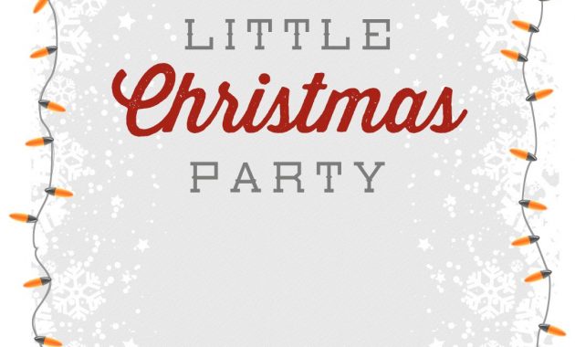 A Merry Little Party Free Printable Christmas Invitation Template throughout size 1080 X 1560