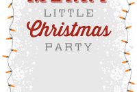 A Merry Little Party Free Printable Christmas Invitation Template with measurements 1080 X 1560