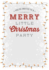 A Merry Little Party Free Printable Christmas Invitation Template with measurements 1080 X 1560