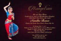 Arangetram Invitation Printing Graphics Design And Branding Agency with measurements 1700 X 1100