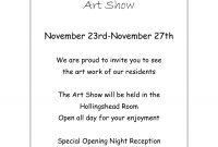 Art Exhibition Invites Samples Google Search Invitation Ideas throughout size 1275 X 1650