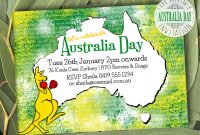 Australia Day Invitation Free Printable The Sassa Party Co with dimensions 1024 X 768