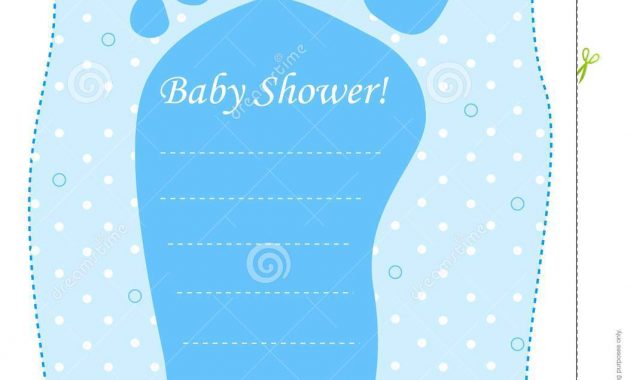 Ba Shower Card For Boys Stock Vector Illustration Of Ba 21623412 inside measurements 1053 X 1300