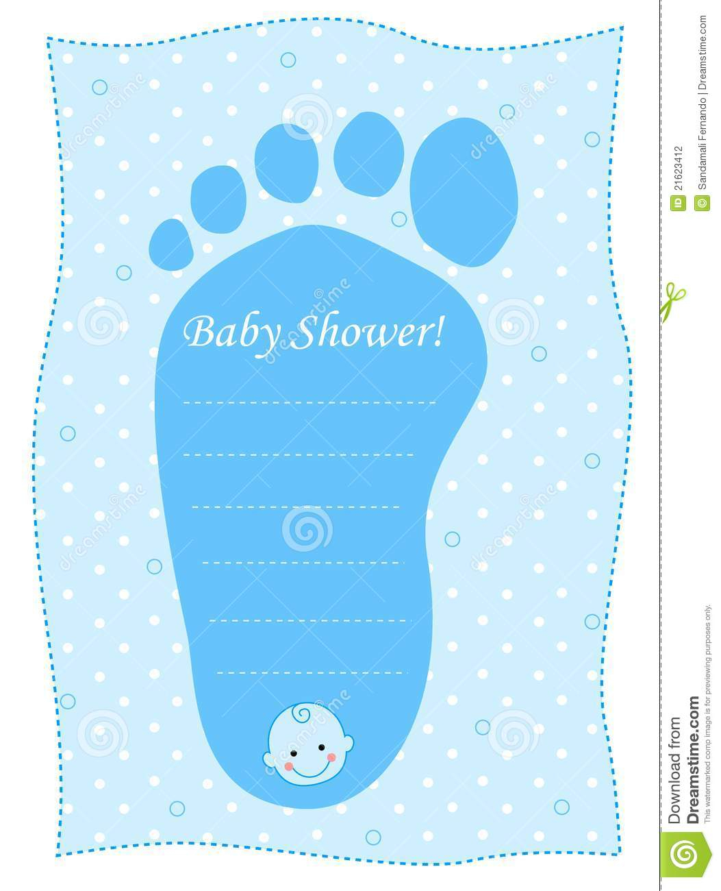 Ba Shower Card For Boys Stock Vector Illustration Of Ba 21623412 inside measurements 1053 X 1300