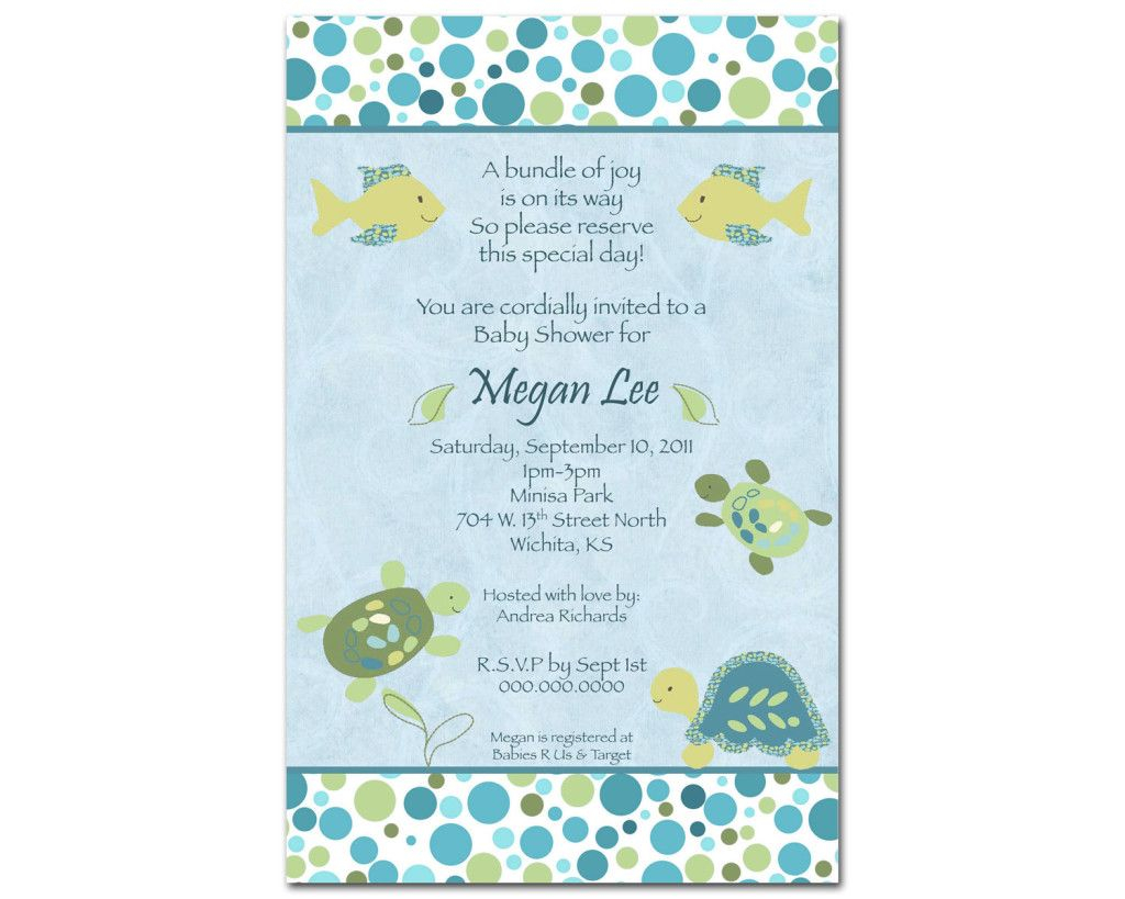 Ba Shower Invitations For Boys Free Templates Ba Shower for size 1024 X 819