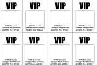 Backstage Pass Template Love The Idea Of A Vip All Access Pass with regard to dimensions 1600 X 1131