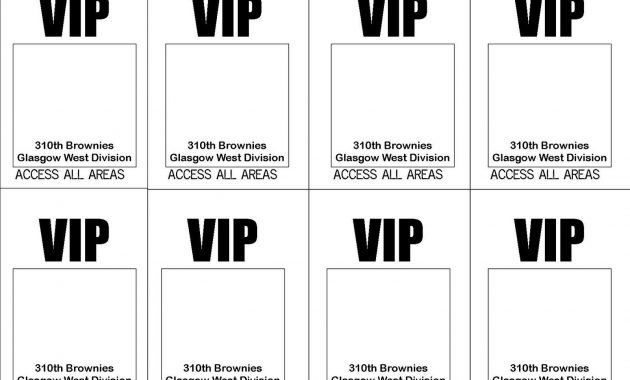 Backstage Pass Template Love The Idea Of A Vip All Access Pass with regard to dimensions 1600 X 1131