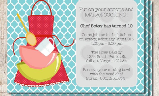 Baking Party Invitation Templates Yahoo Image Search Results throughout measurements 1327 X 1327