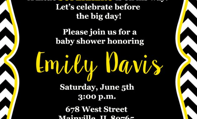 Batman Ba Shower Invitations Batman Ba Shower Invitations For in measurements 1071 X 1500