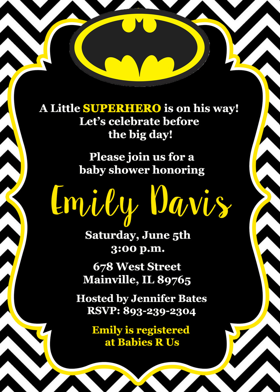 Batman Ba Shower Invitations Batman Ba Shower Invitations For in measurements 1071 X 1500