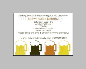 Beer Party Invitation Wording Diy Printable Beer Tasting Party with regard to dimensions 1500 X 1200