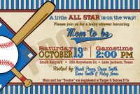 Best 2018 New Of Free Printable Baseball Ba Shower Invitations with regard to proportions 1365 X 910