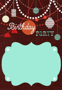 Birthday Decorations Free Printable Birthday Invitation Template for proportions 1080 X 1560