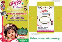 Birthday Invitation Card Psd Template Free Birthday Designs In with proportions 1600 X 1134