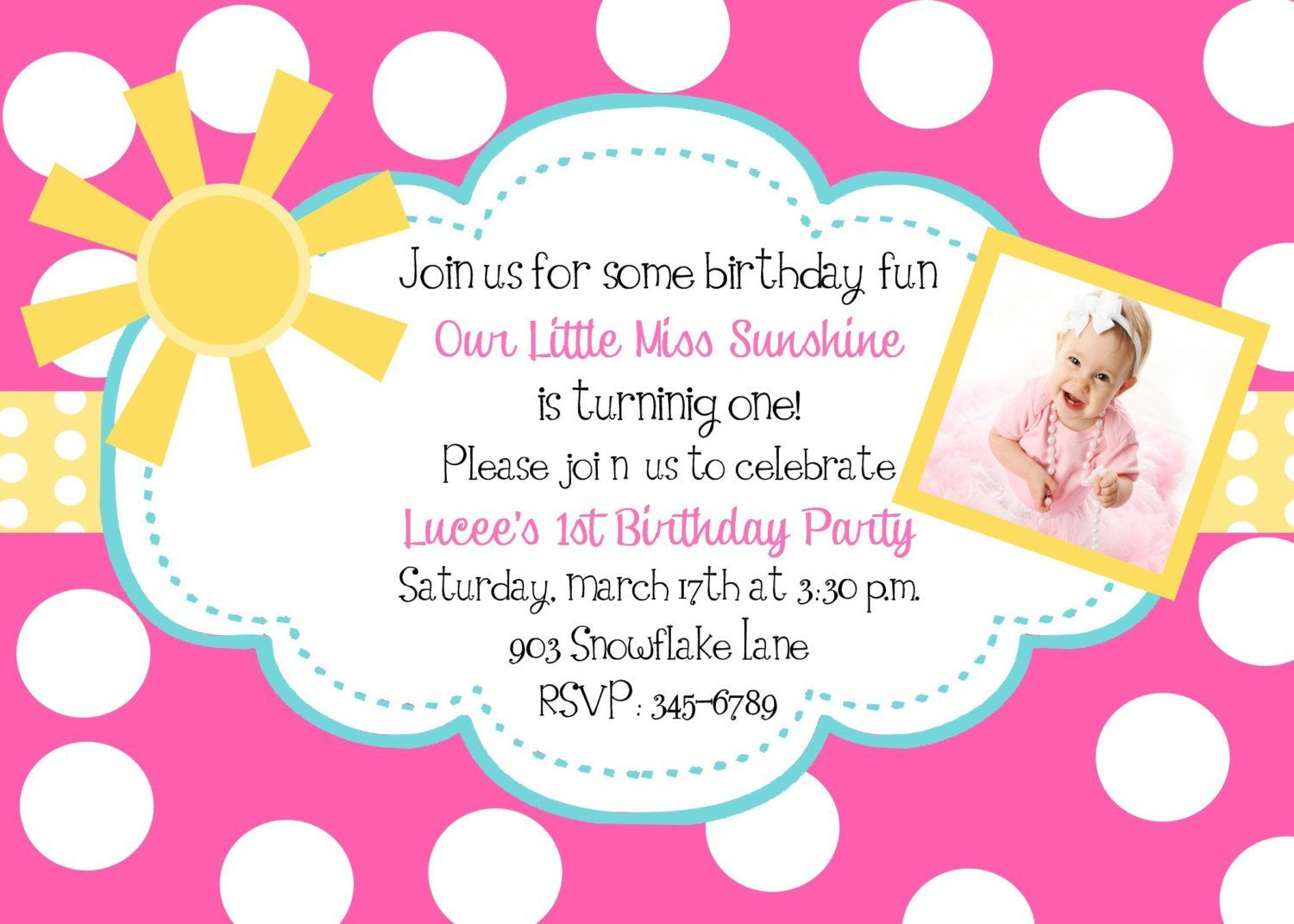 Birthday Invitation Wording For 3 Year Old Birthday Invitations intended for dimensions 1500 X 1071