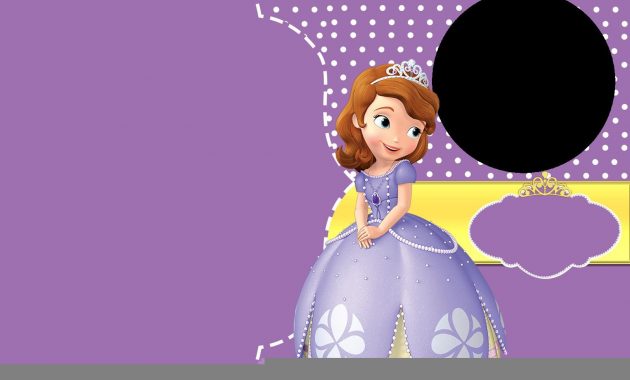 Birthday Invitations Disney Sofia The First Birthday Invitations inside size 1600 X 1068