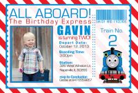 Birthday Invitations The Thomas The Train Birthday Invitations For pertaining to measurements 1500 X 1071