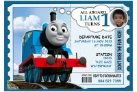 Birthday Invitations The Thomas The Train Birthday Invitations For throughout proportions 3508 X 2482