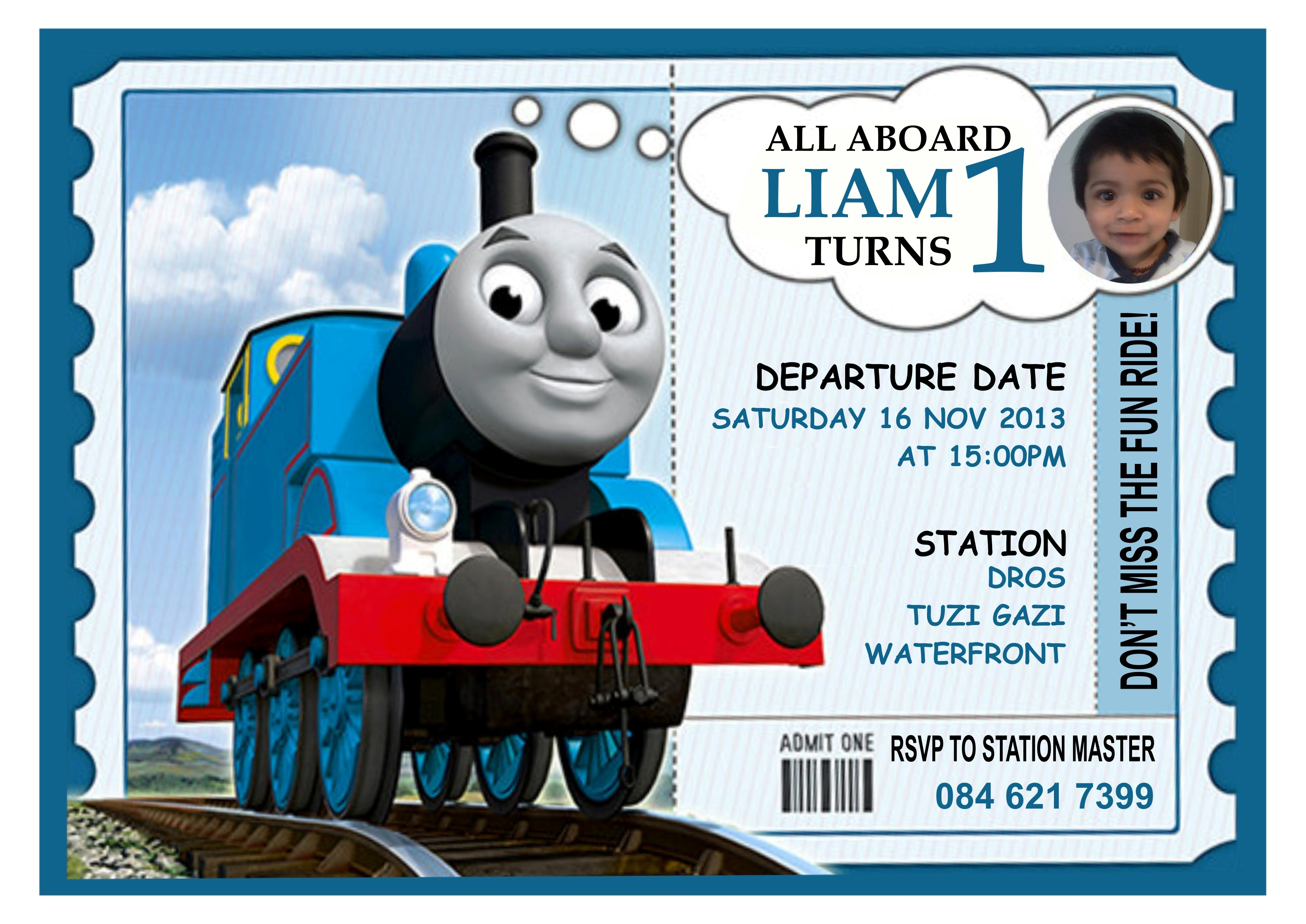 Birthday Invitations The Thomas The Train Birthday Invitations For throughout proportions 3508 X 2482