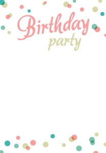 Birthday Party Invitation Free Printable Addisons 1st Birthday inside proportions 1080 X 1560