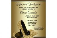 Black Gold High Heels Womans Birthday Party Invitation In 2018 in sizing 1106 X 1106