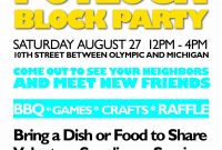 Block Party Invite Wording Google Search Block Party In 2018 inside dimensions 1275 X 1650