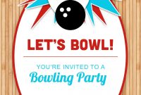 Bowling Party Free Printable Birthday Invitation Template regarding measurements 1080 X 1560