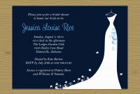 Bridal Shower Invitation Template Nautical Bridal Shower Invitations for proportions 1575 X 1575