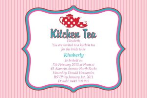 Bridal Shower Invitations Kitchen Templates Tea Gift Ideas inside proportions 1252 X 835