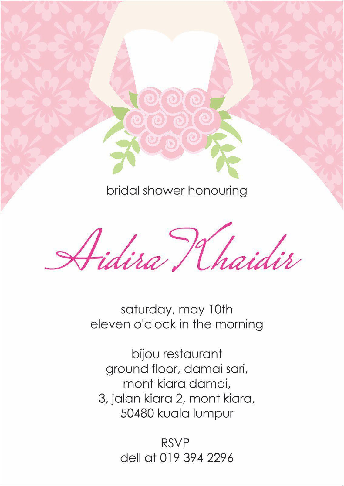 Bridal Shower Invite Template Chanel Bridal Shower Invitation regarding size 1134 X 1600